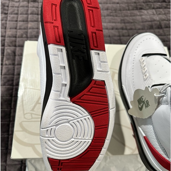 Men size 10.5 Retro Air Jordan 2 (White) - Picture 5 of 6